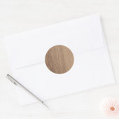 木目丸ステッカー ラウンドシール (封筒)