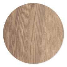 木目丸ステッカー