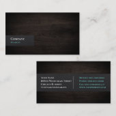 木目名刺 名刺 (正面/裏面)