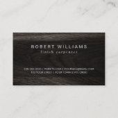 木目大工プロフェッショナル 名刺 (裏面)