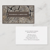 木目大工モダン木工職人 名刺 (正面/裏面)