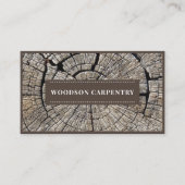 木目大工モダン木工職人 名刺 (正面)