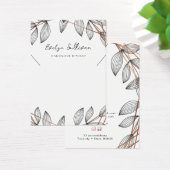 木目幾何学模様のネックレス表示カード (デスク)