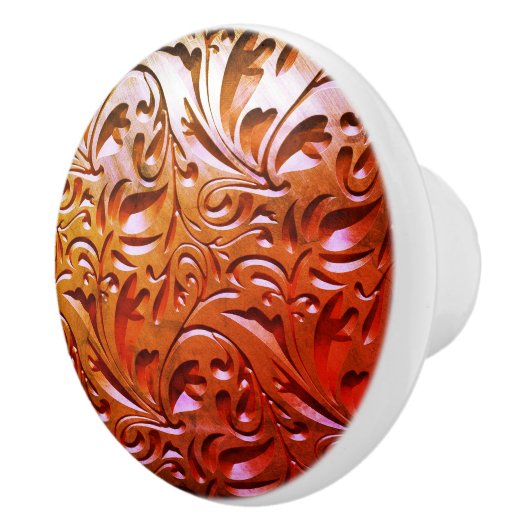 木目彫り セラミックノブ (右)