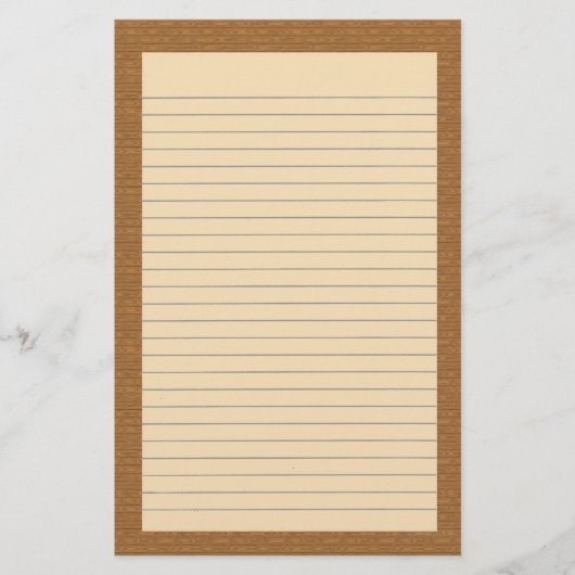 木目文房具 便箋 (正面)