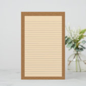 木目文房具 便箋 (スタンド正面)