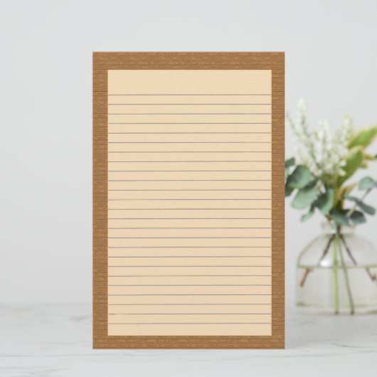 木目文房具 便箋 (スタンド正面)