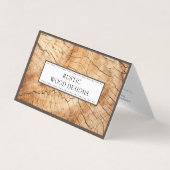 木目木工大工 名刺 (正面)