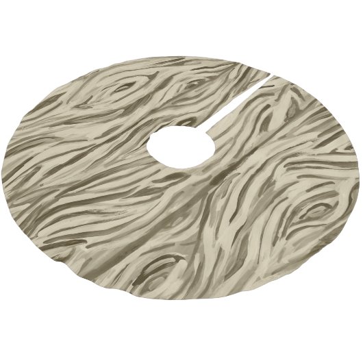 木目板オークワフランスのインバレルツリースカート ブラッシュドポリエステルツリースカート (アングル)