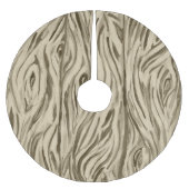 木目板オークワフランスのインバレルツリースカート ブラッシュドポリエステルツリースカート (正面)