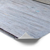 木目構造の質感 ポスター (角)