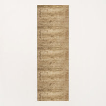 木目模様のマット。