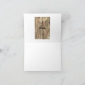 木目模様の写真を使った感謝カード サンキューカード (内部)