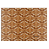 木目模様アート – 大モダンスタイル カッティングボード (正面)