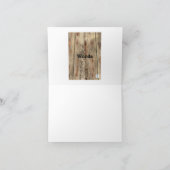 木目模様フォトユーコンサンキューカード サンキューカード (内部)