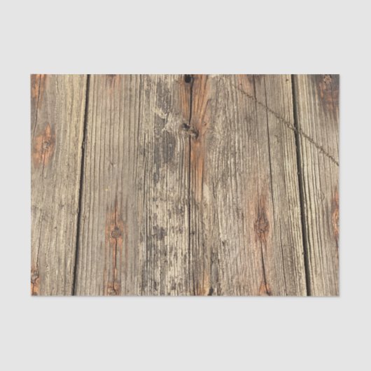 木目模様写真ティッシュペーパー 薄葉紙 (正面)