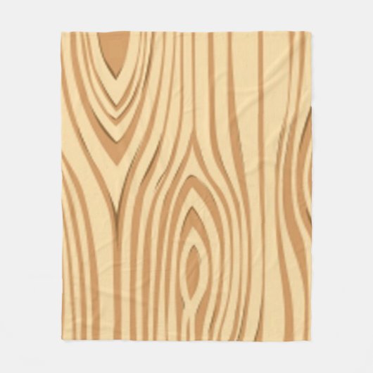 木目模様 フリースブランケット (正面)