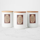 木目樹皮製品ラベルButterfiesロゴ フードラベル (ボトル)