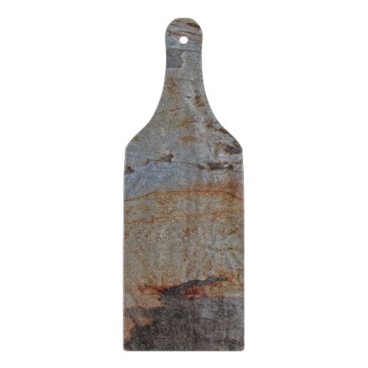 木目水平ストライプ樹皮写真自然 カッティングボード (正面)