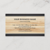 木目物流輸送貨物運搬車 名刺 (裏面)