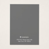 木目素朴イヤリングジュエリー表示カード (裏面)