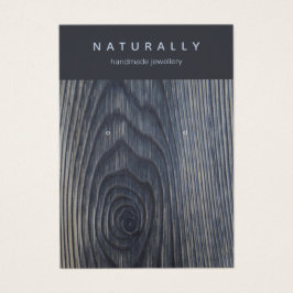 木目素朴イヤリングジュエリー表示カード