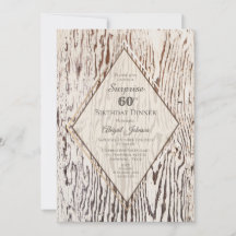 木目素朴サプライズ60th誕生日ディナー