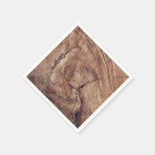 木目素朴テクスチャデザイン スタンダードカクテルナプキン (角)