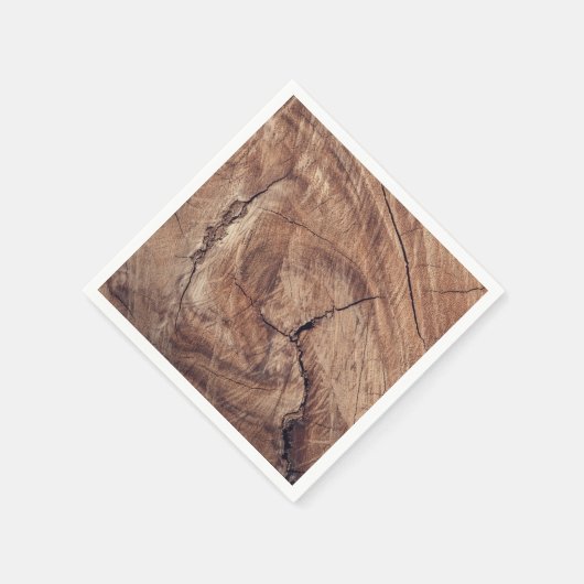 木目素朴テクスチャデザイン スタンダードカクテルナプキン (角)