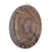 木目素朴テクスチャデザイン ダーツボード (正面左)