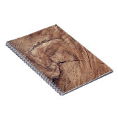 木目素朴テクスチャデザイン ノートブック (右側)