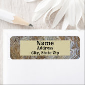 木目素朴模様フォトブラウン流木 ラベル (インサイチュ)