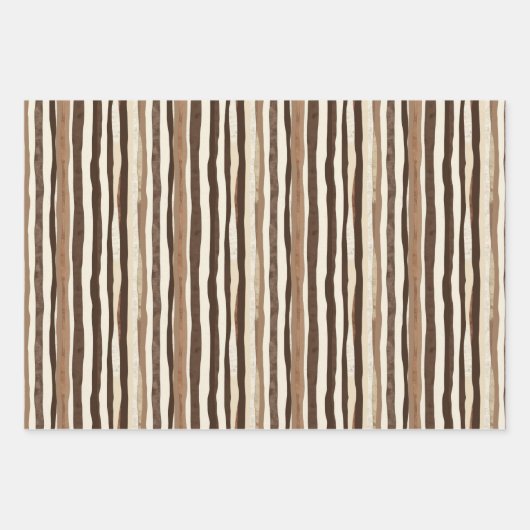 木目素朴樹樹皮 ラッピングペーパーシート (正面2)