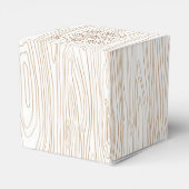 木目素朴結婚式の引き出物箱 フェイバーボックス (裏面サイド)