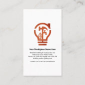 木目絵を描の質感の削り取り 名刺 (裏面)