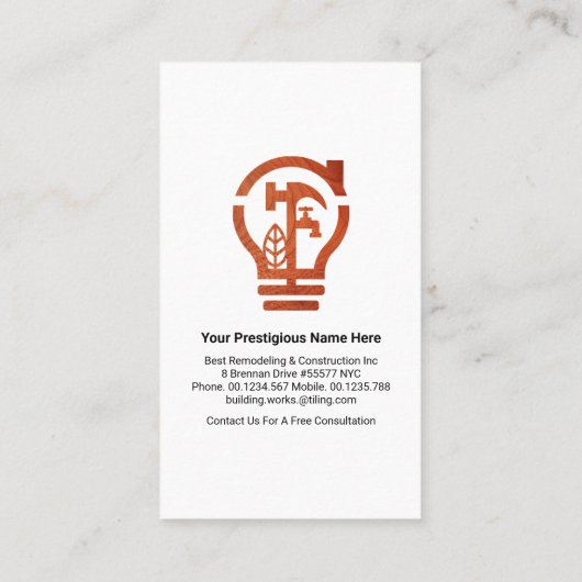 木目絵を描の質感の削り取り 名刺 (裏面)