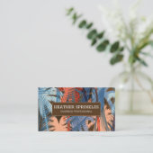 木目縁ど |ヤシの木 名刺 (スタンド正面)