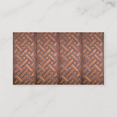 木目織模様2 名刺 (裏面)