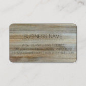 木目背景モノグラム#2 名刺 (裏面)