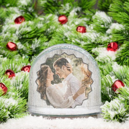 木目調の簡単テンプレートでオリジナル写真 (クリスマス)