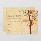 木目調オートムラブバーズ RSVP (正面/裏面)