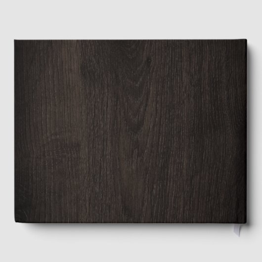 木目調 ゲストブック (裏面)