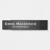 木目黒カスタマイズ可能なオフィスドアサイン サインプレート (正面)