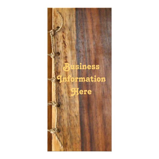 木目2012年カレンダー業務用ラックカード ラックカード (正面)