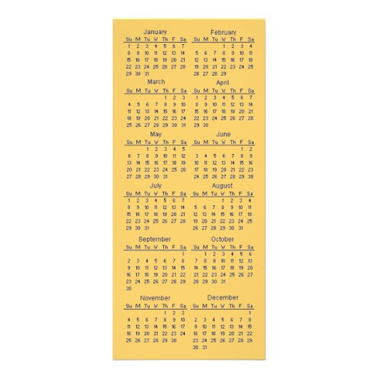 木目2012年カレンダー業務用ラックカード ラックカード (裏面)