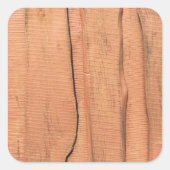 木目 スクエアシール (正面)