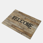 木目 ドアマット (アングル)