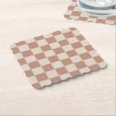 木目 ペーパーコースター (アングル)