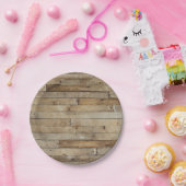 木目 ペーパープレート (パーティー)