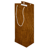 木目 ワインギフトバッグ (裏面アングル)